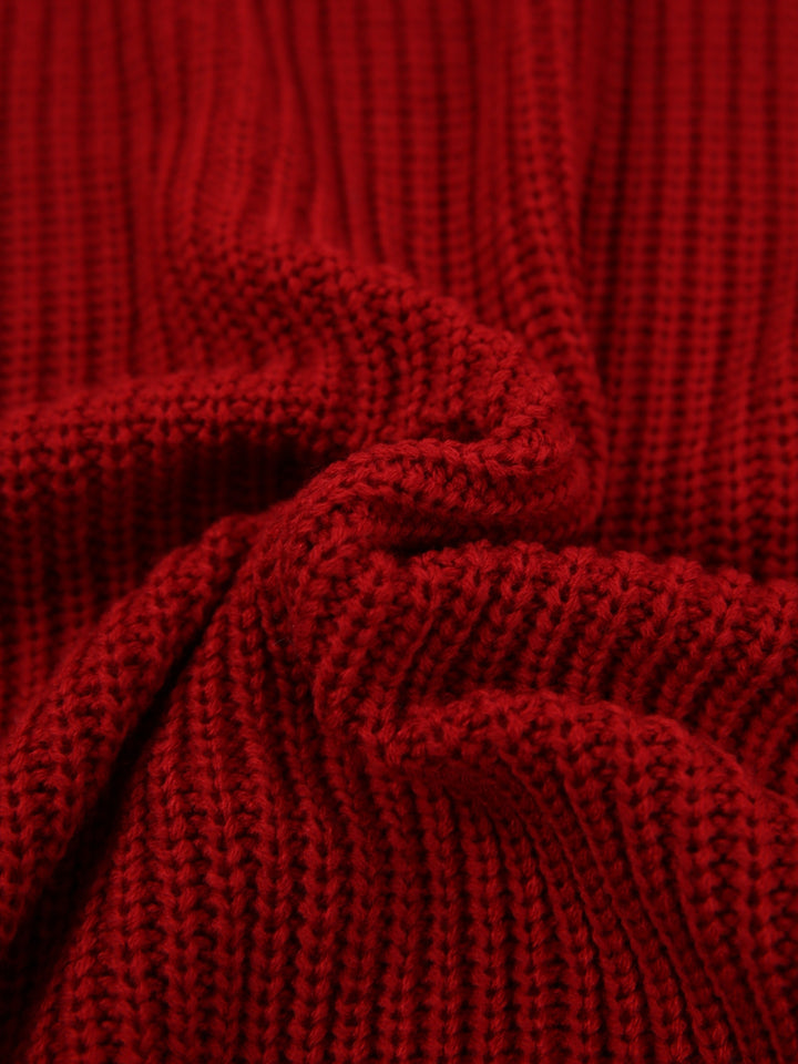 Iris | Relaxed Half-Turtleneck Sweater Dress
