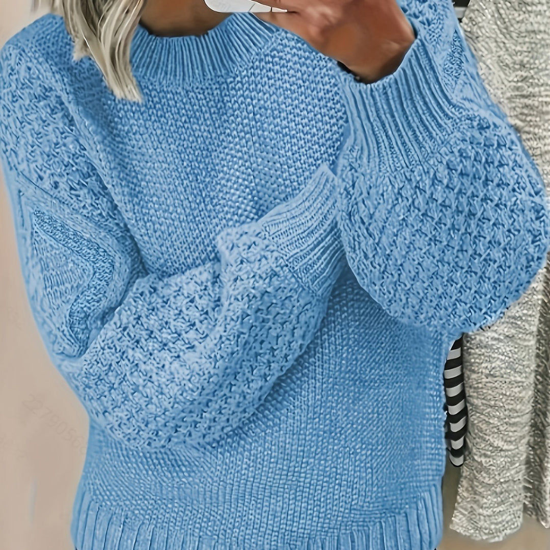 Bonnie | Cozy Lantern-Sleeve Sweater