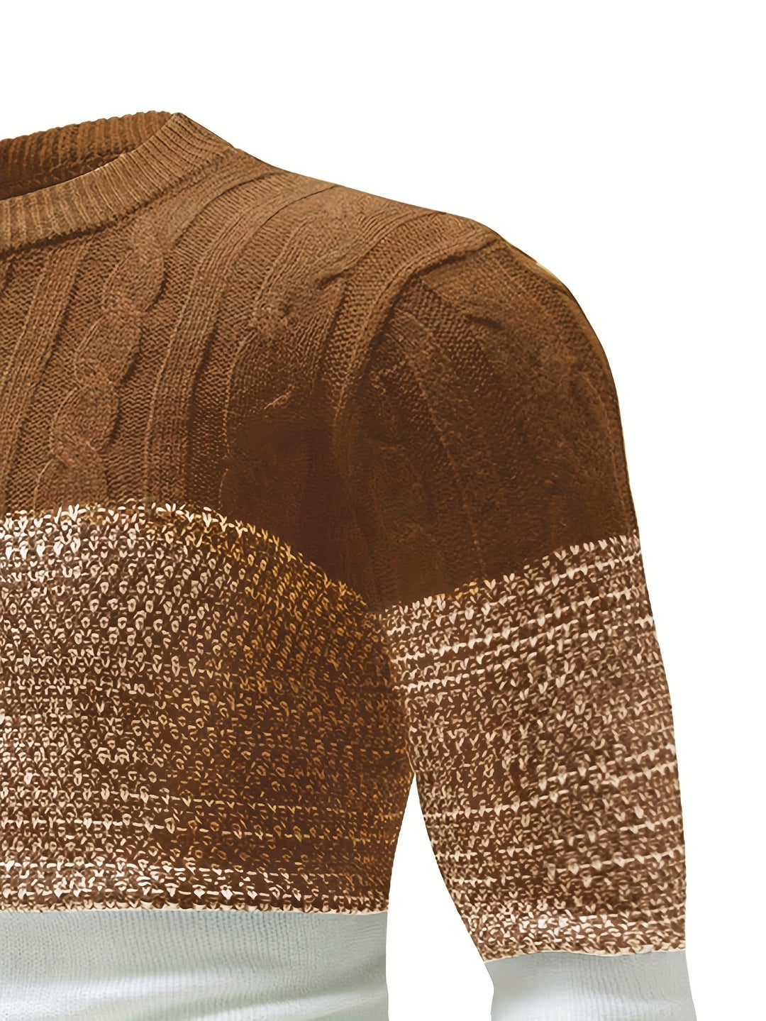 Graham | Color-Block Crew Neck Sweater