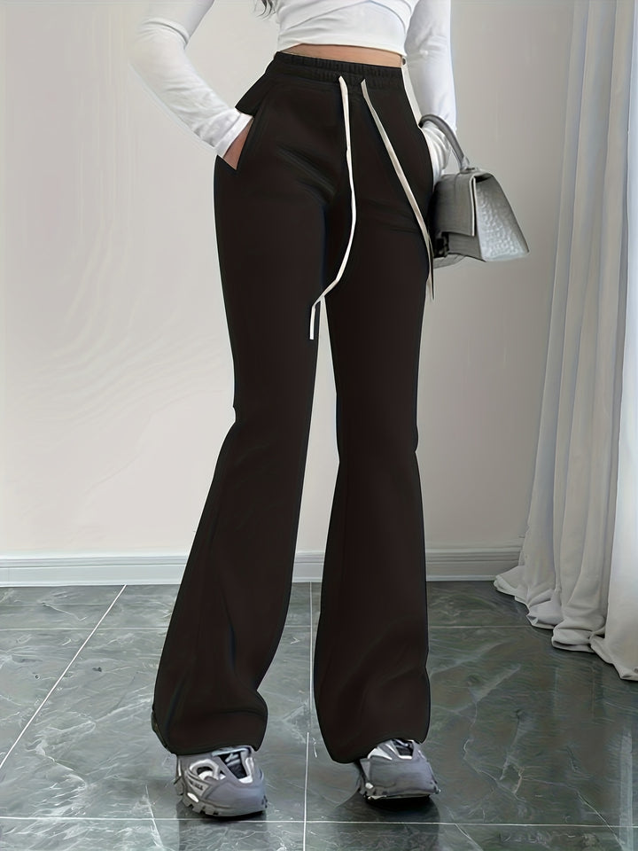 Gemma | High-Waist Flared Lounge Pants