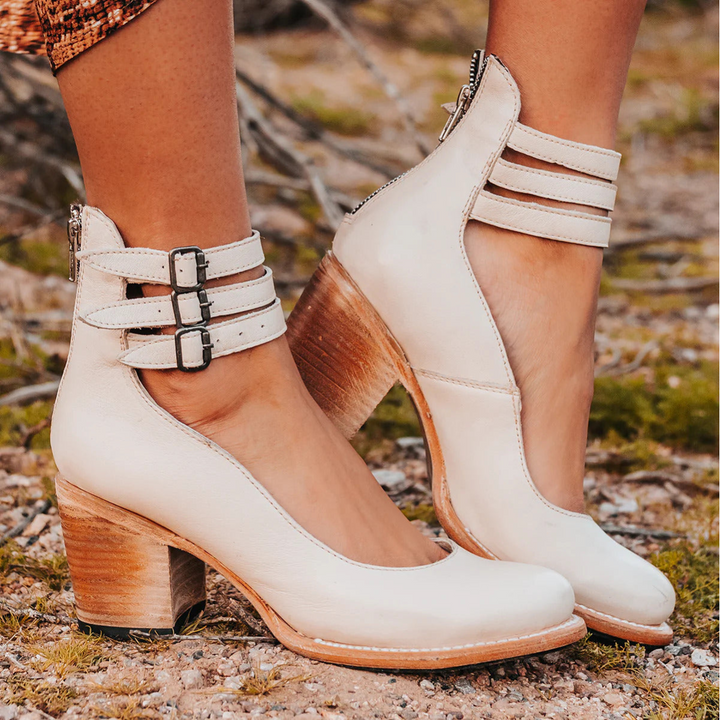 Margaret | Comfortable Classic Strap Heels