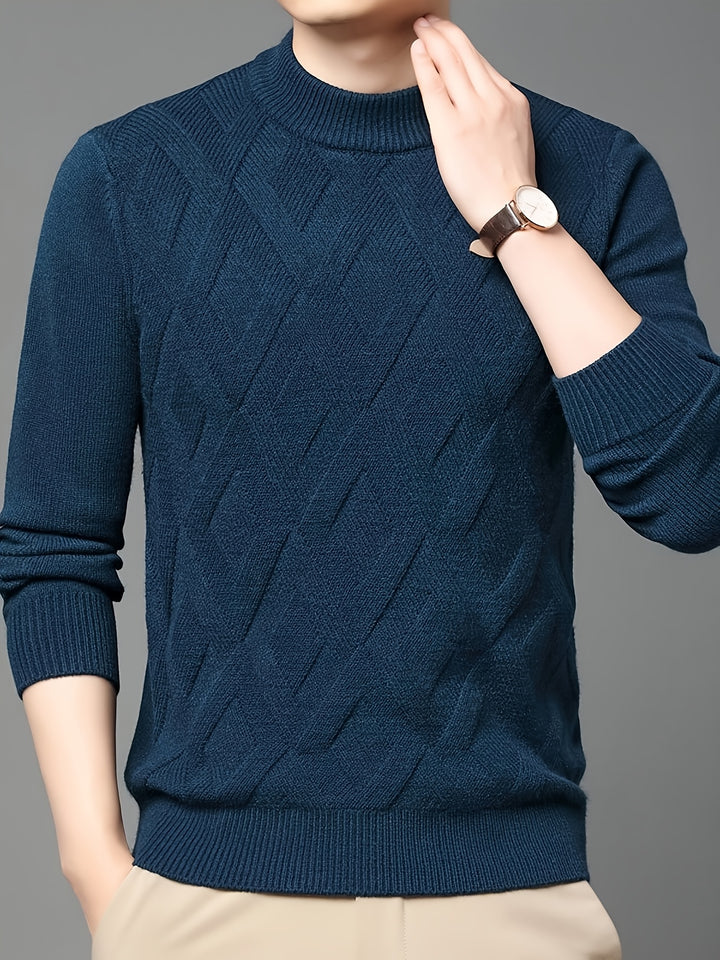 Ellis | Textured Mock-Neck Sweater
