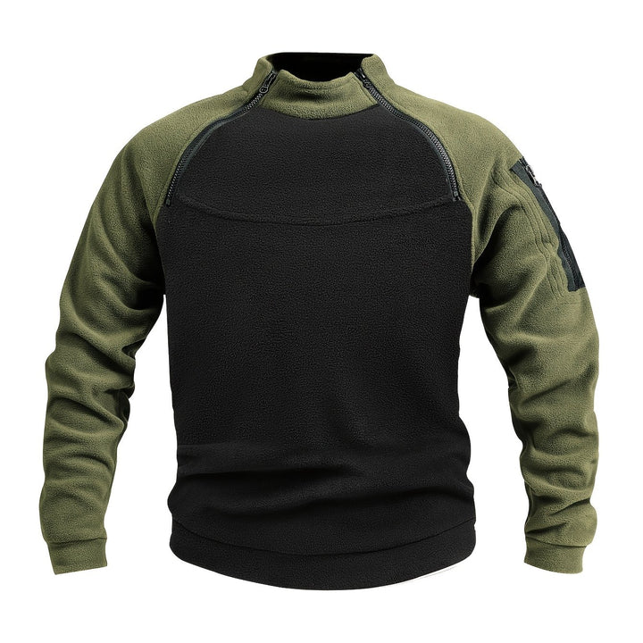 Nolan | Zip-Detail Mock-Neck Pullover