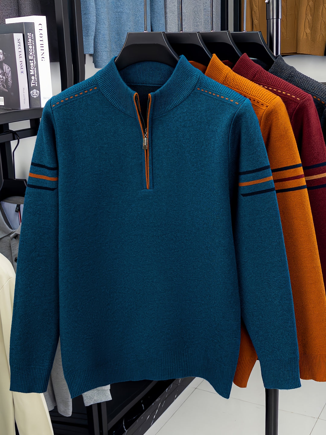 Daniel | Half-Zip Knit Sweater