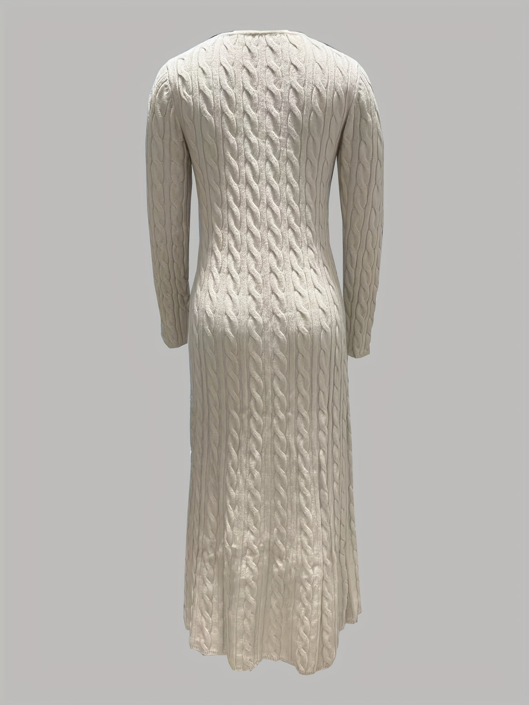 Lucinda | Cable-Knit Maxi Dress
