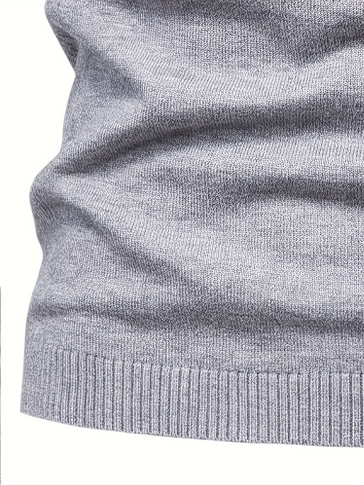 Malcolm | Classic Mock-Neck Sweater