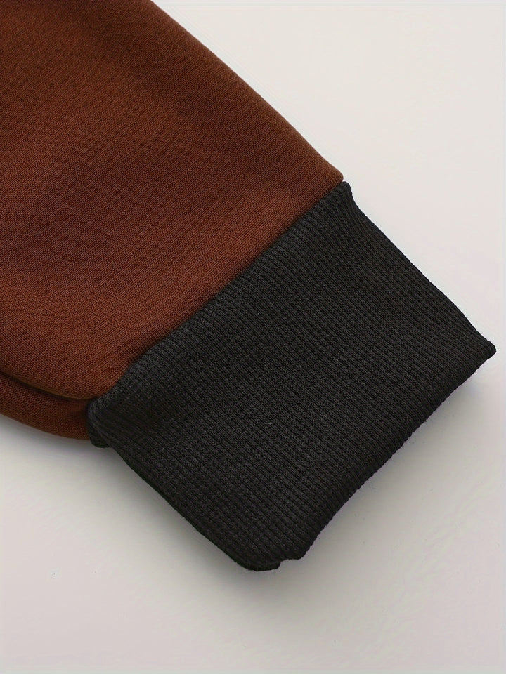 Cedric | Color Block Zip-Up Hoodie