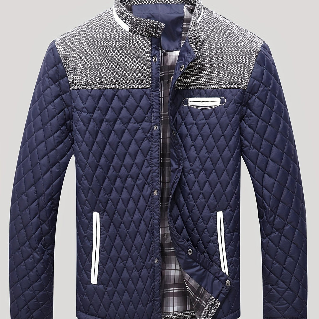 Alden | Quilted Stand-Collar Jacket