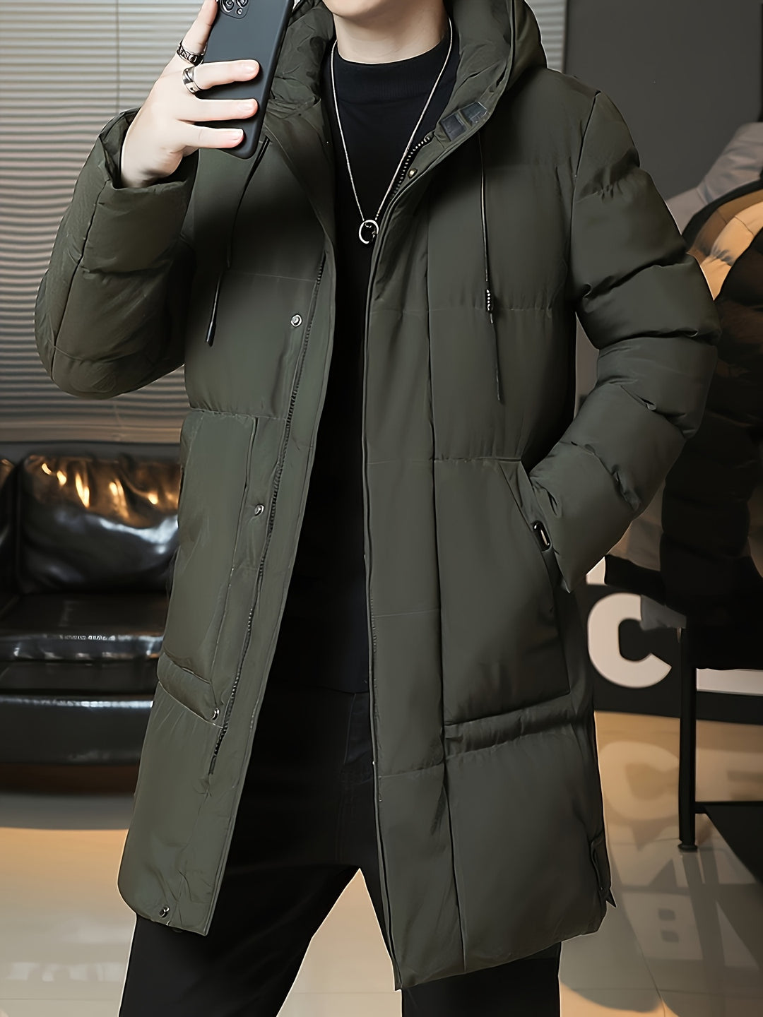 Donovan | Hooded Longline Puffer Coat