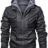 Roderick | Rugged Hooded Biker Jacket