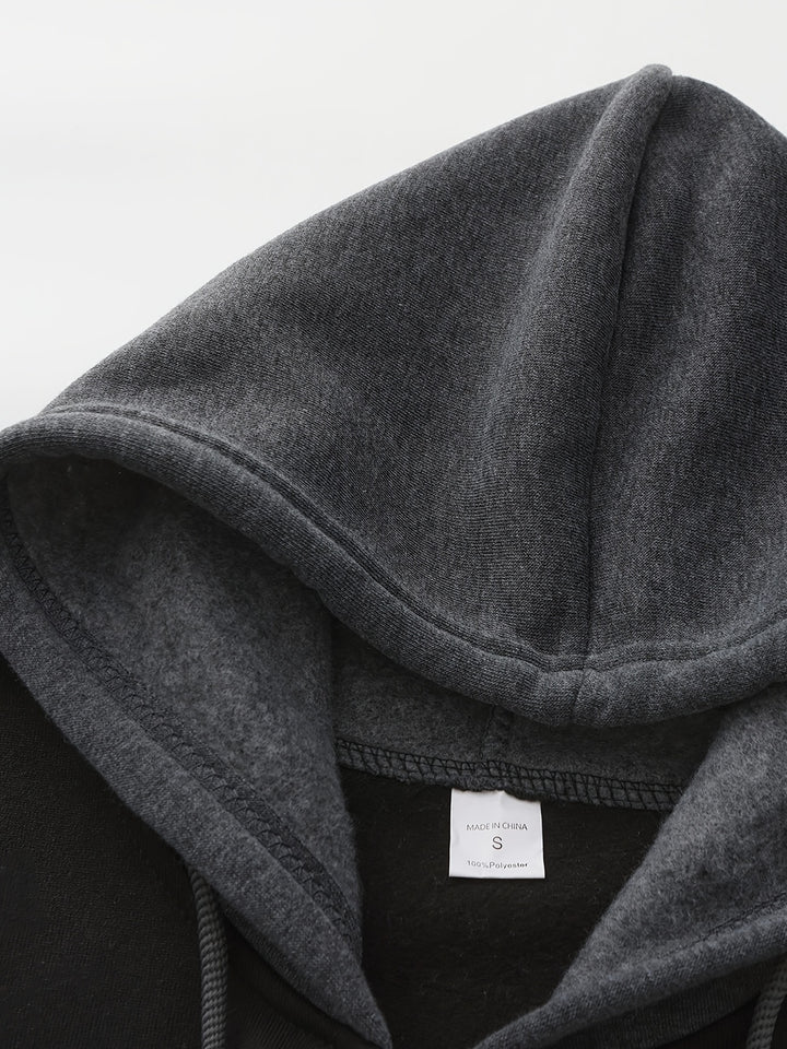 Cedric | Color Block Zip-Up Hoodie