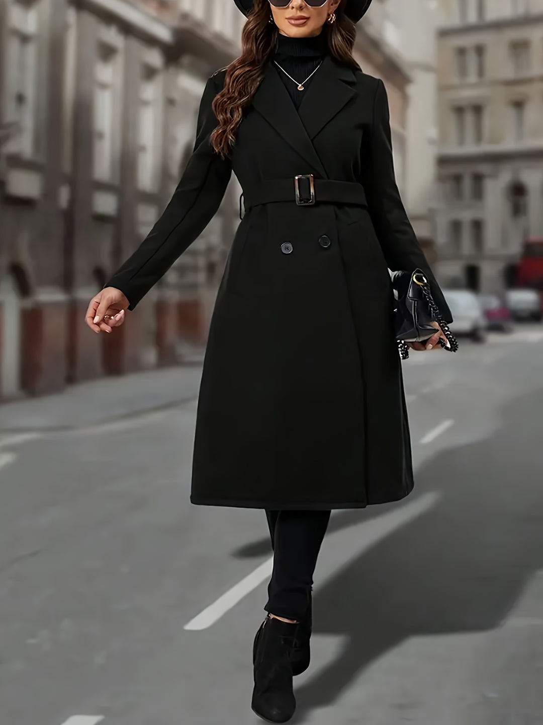 Aurelia | Double-Breasted Long Coat