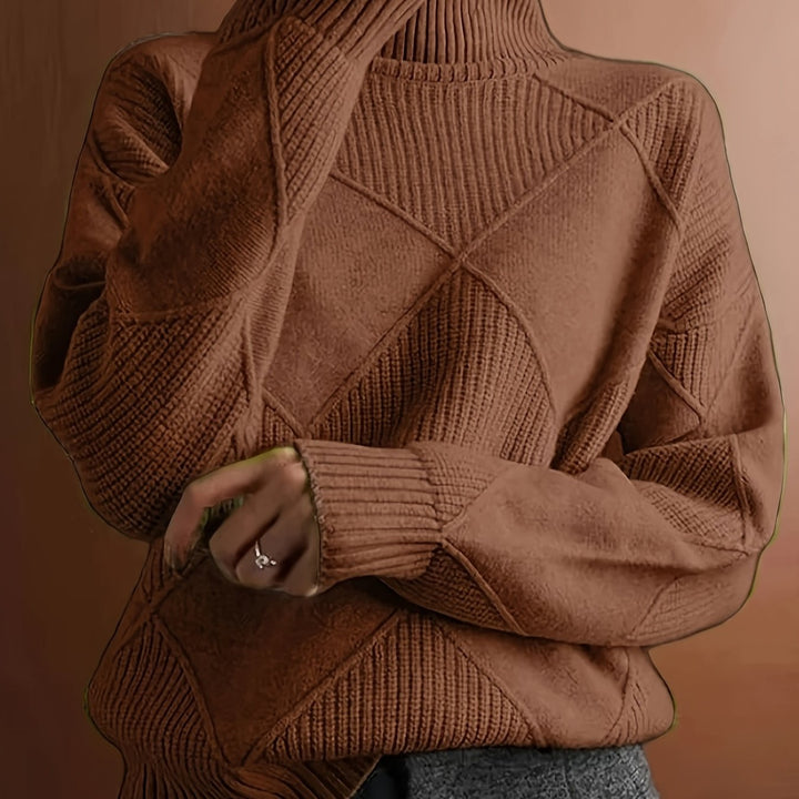 Maeve | Textured Turtleneck Sweater