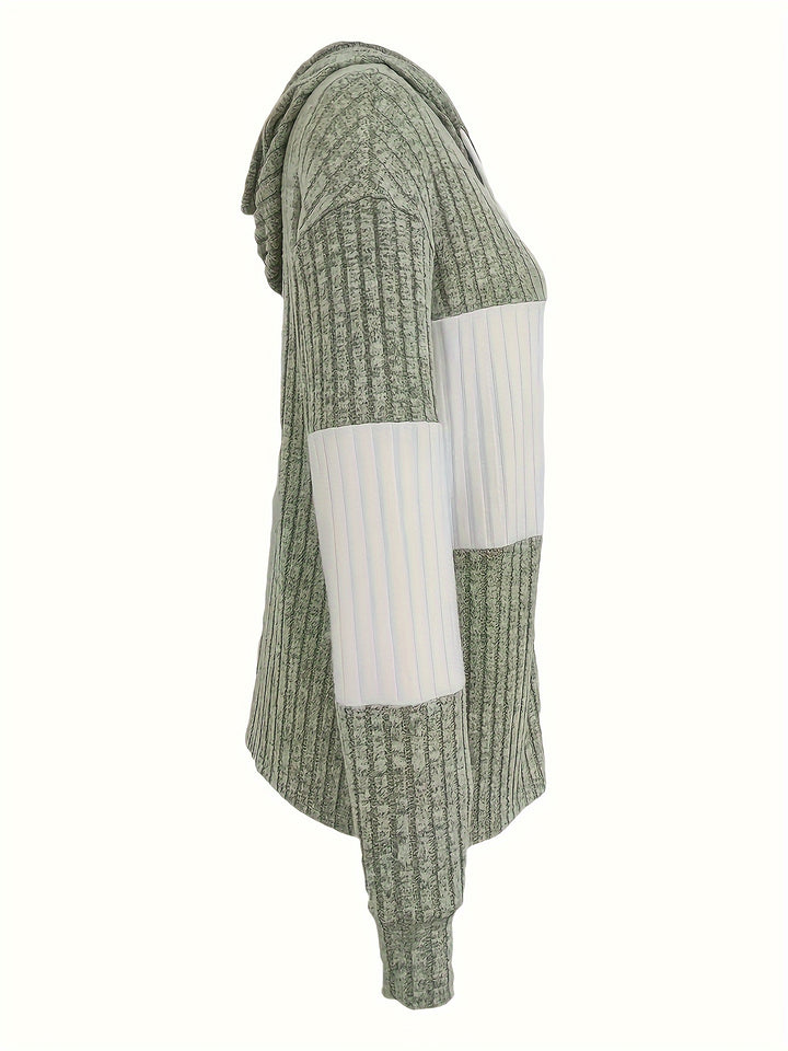 Shannon | Cozy Color-Block Zip-Up Hoodie