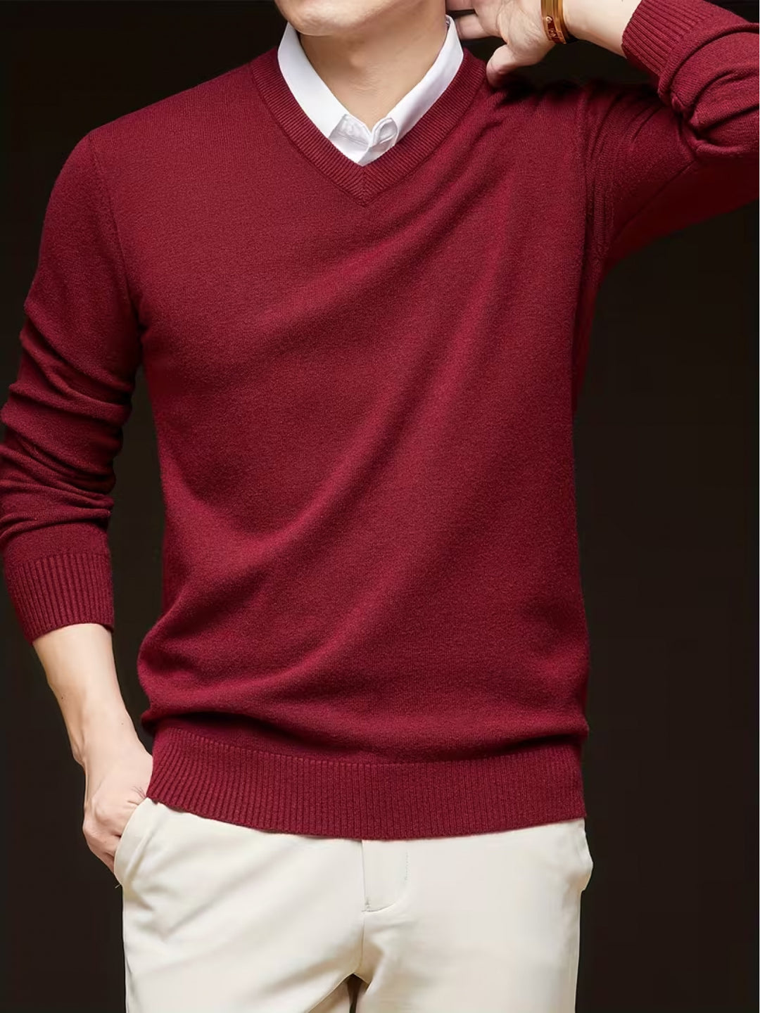 Ellis | Refined V-Neck Sweater