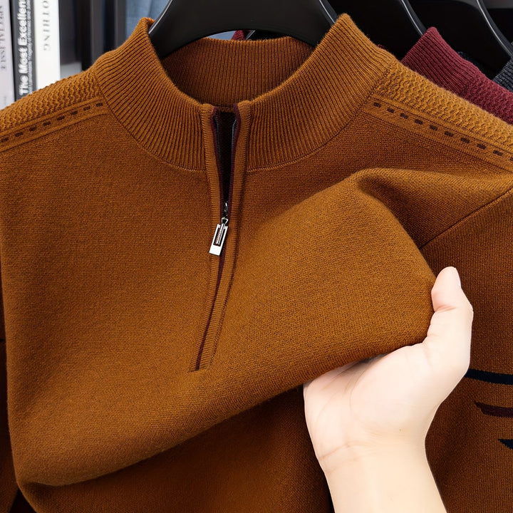 Daniel | Half-Zip Knit Sweater