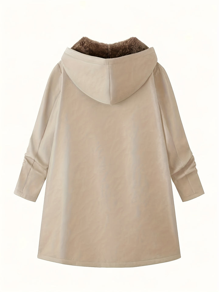 Lorna | Cozy Hooded Longline Coat