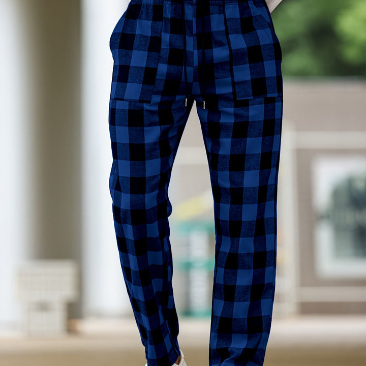 Damon | Relaxed Plaid Lounge Pants