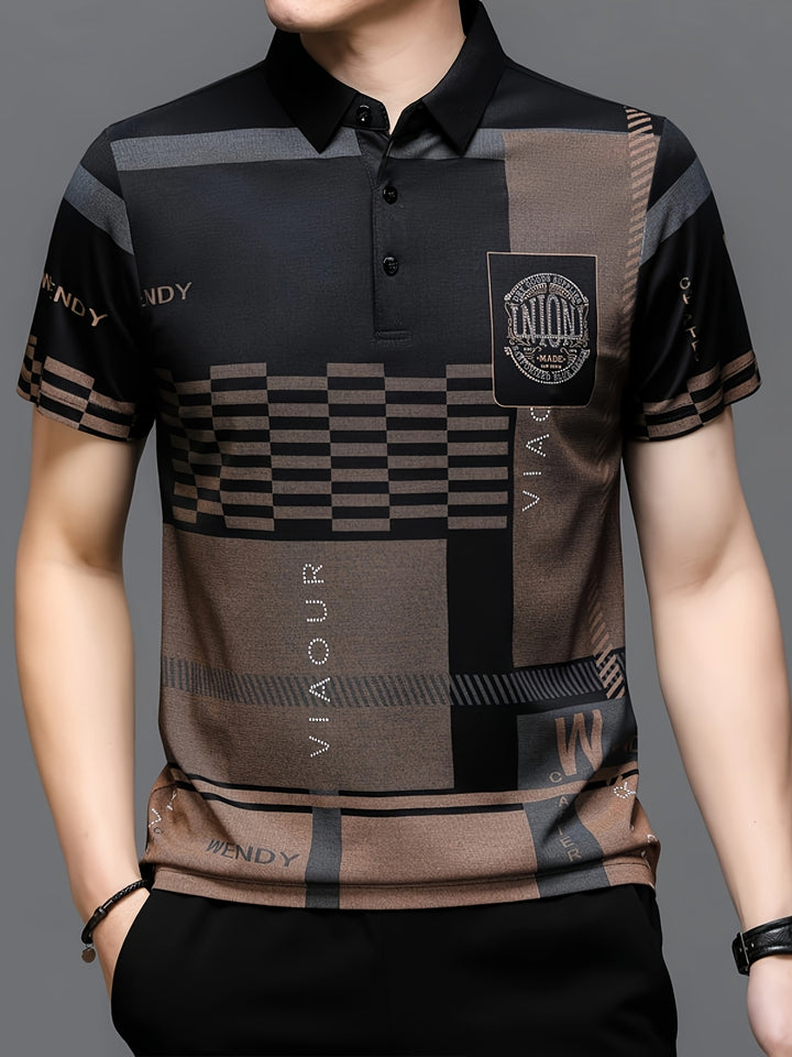 Nathaniel | Refined Colorblock Polo Shirt