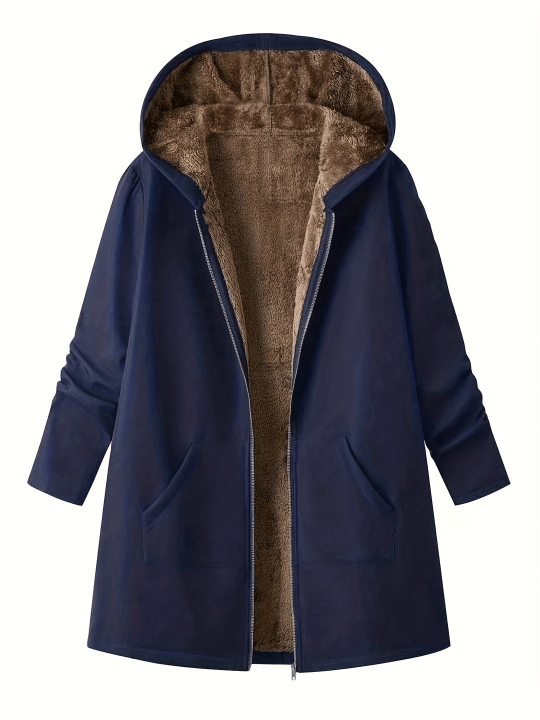 Lorna | Cozy Hooded Longline Coat