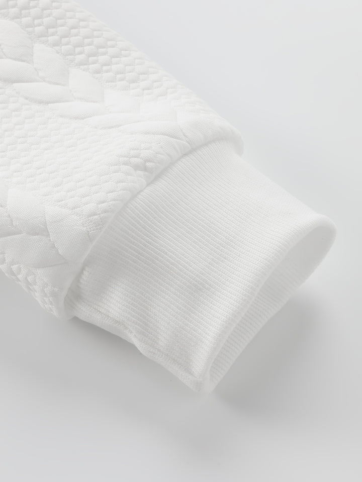 Thatcher | Textured Crew Neck Sweatshirt