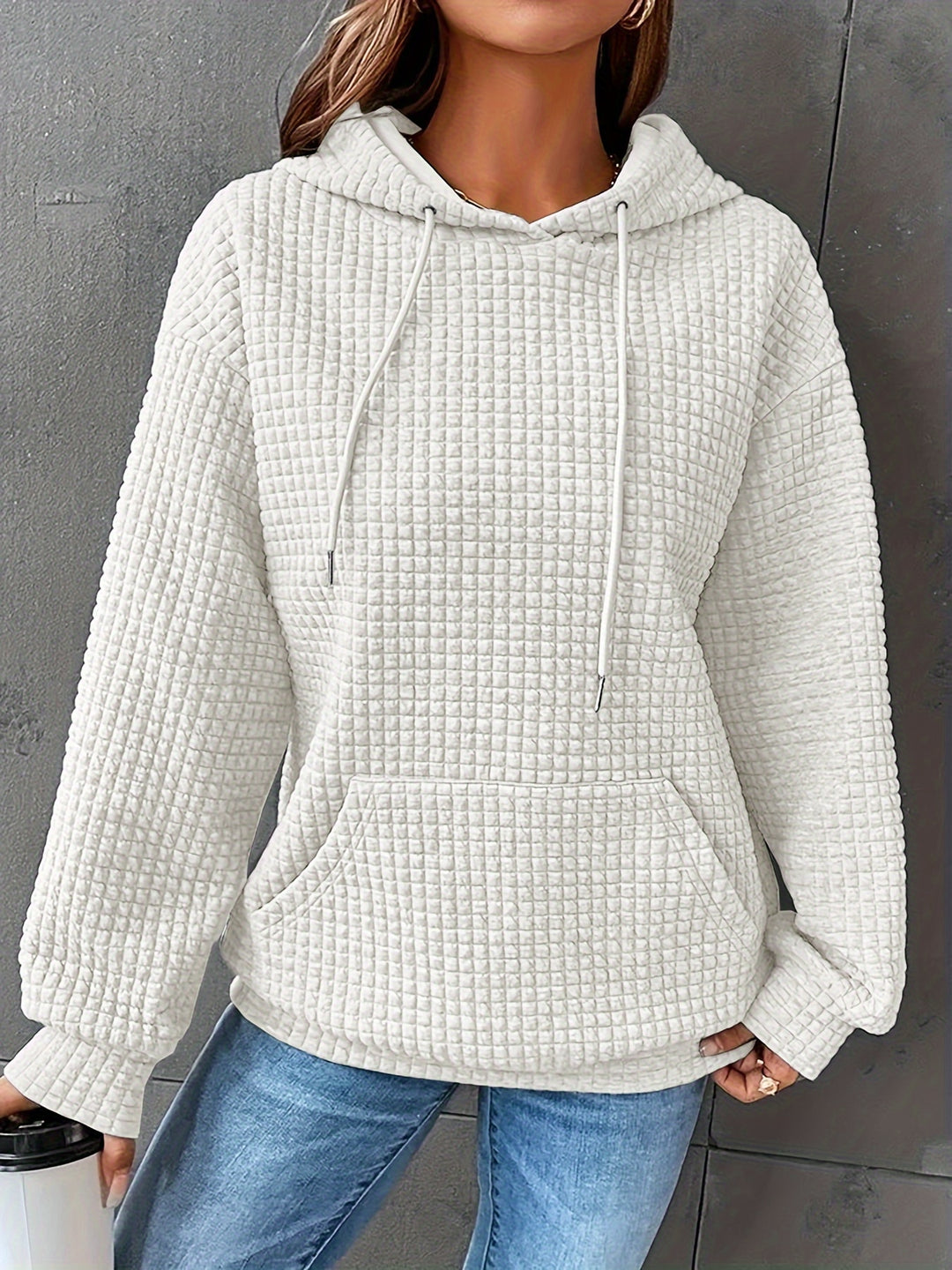 Serena | Cozy Textured Hoodie