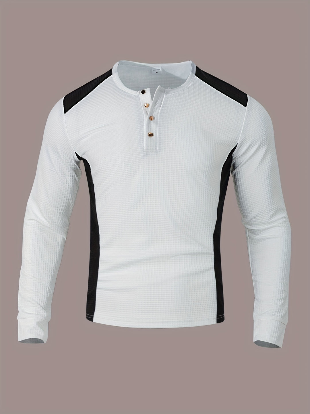 Curtis | Textured Long-Sleeve Henley