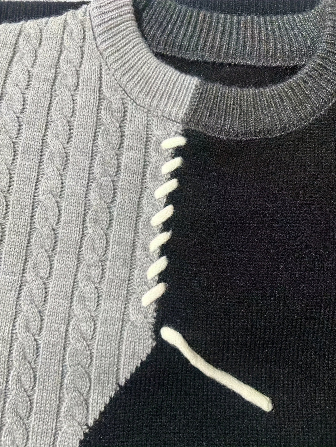 Tristan | Color-Block Knit Sweater