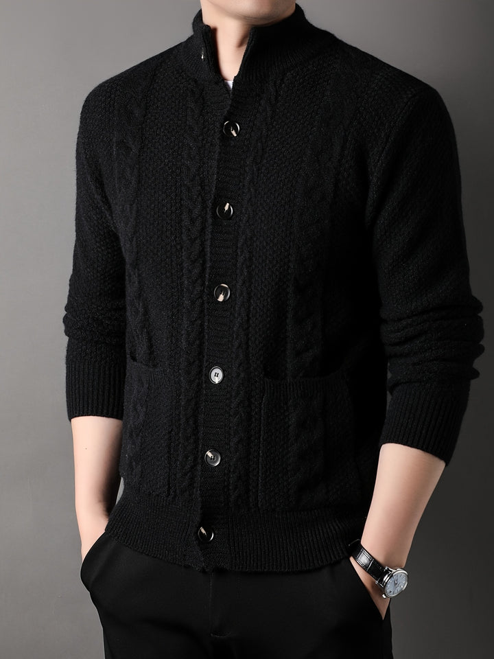 Sinclair | Textured Button-Front Cardigan