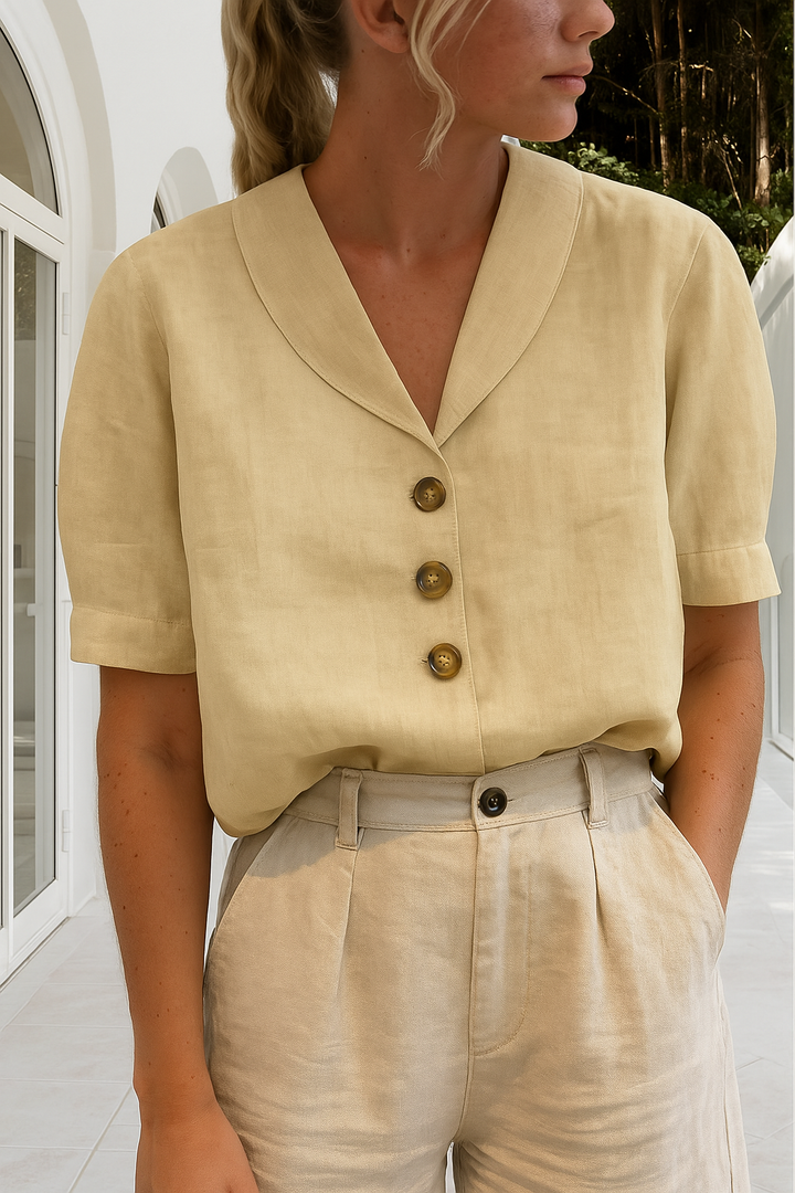 Constance | Refined Button-Front Blouse