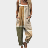 Daniela | Comfortable Patch Printed Jumpsuit