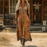 Rachael | Vintage-Inspired Long Sleeve Casual Dress