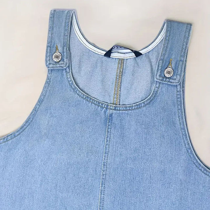 Deby | Comfortable Sleeveless Denim Dress