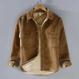 Harvey | Warm Ribbed Button-Front Jacket
