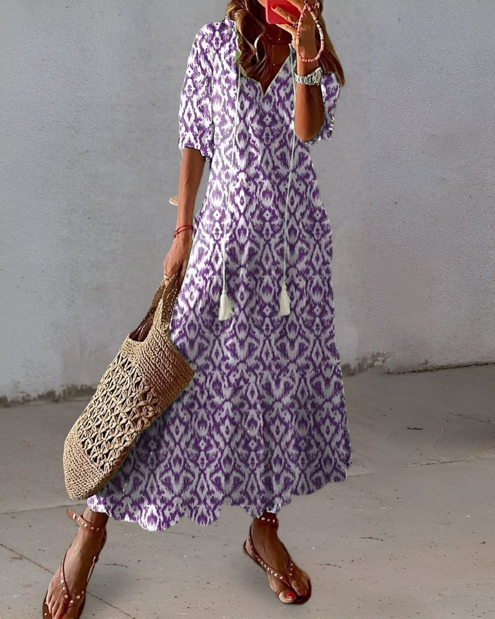 Sylvie | Bohemian Maxi Dress