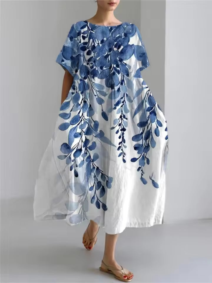 Amanda | Elegant Loose Round Neck Dress