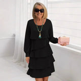 Margaret | Elegant Comfort Ruffle Dress