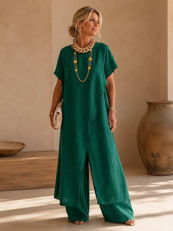 Amelia | Relaxed Wide-Leg Jumpsuit
