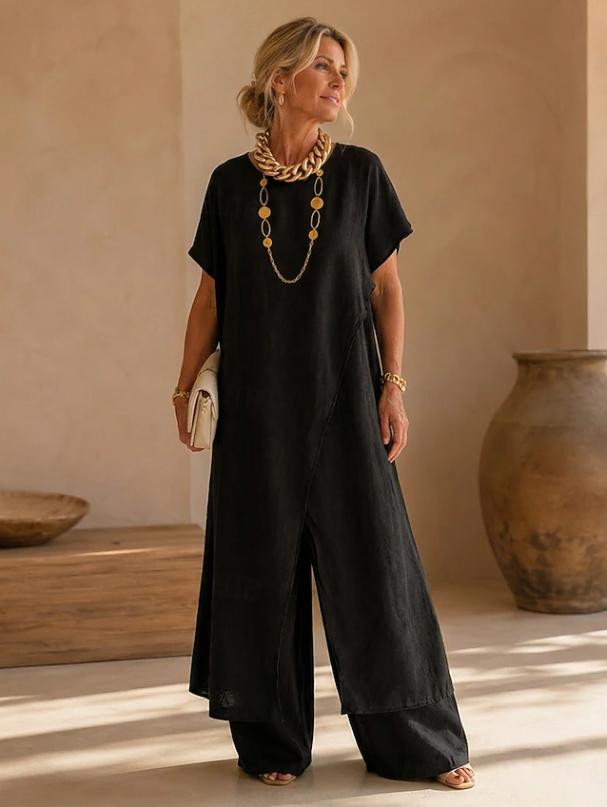 Amelia | Relaxed Wide-Leg Jumpsuit