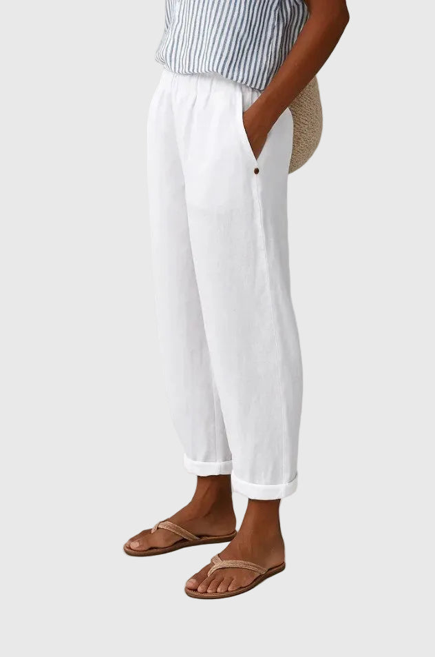 Melissa | Comfortable Plain Trousers