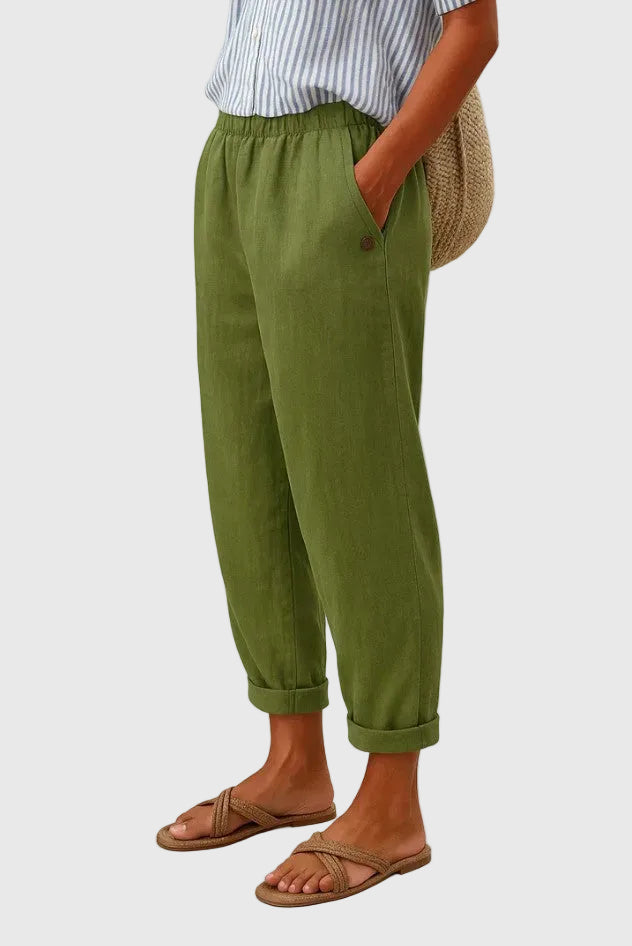 Melissa | Comfortable Plain Trousers