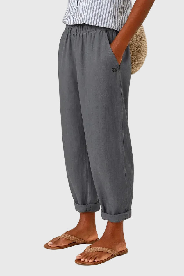 Melissa | Comfortable Plain Trousers