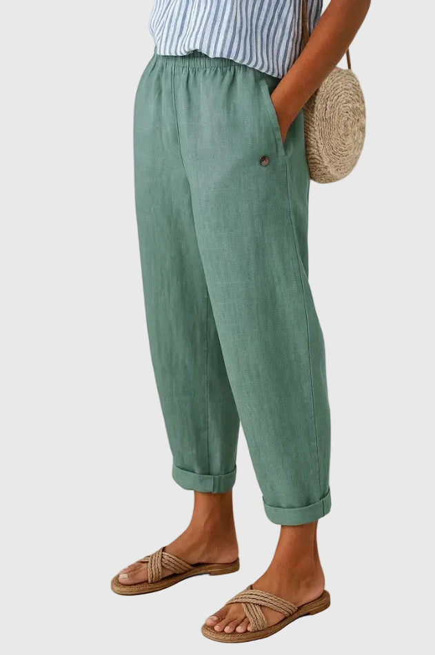 Melissa | Comfortable Plain Trousers