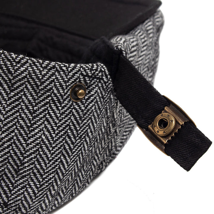 Adrian | Vintage Herringbone Driver Cap