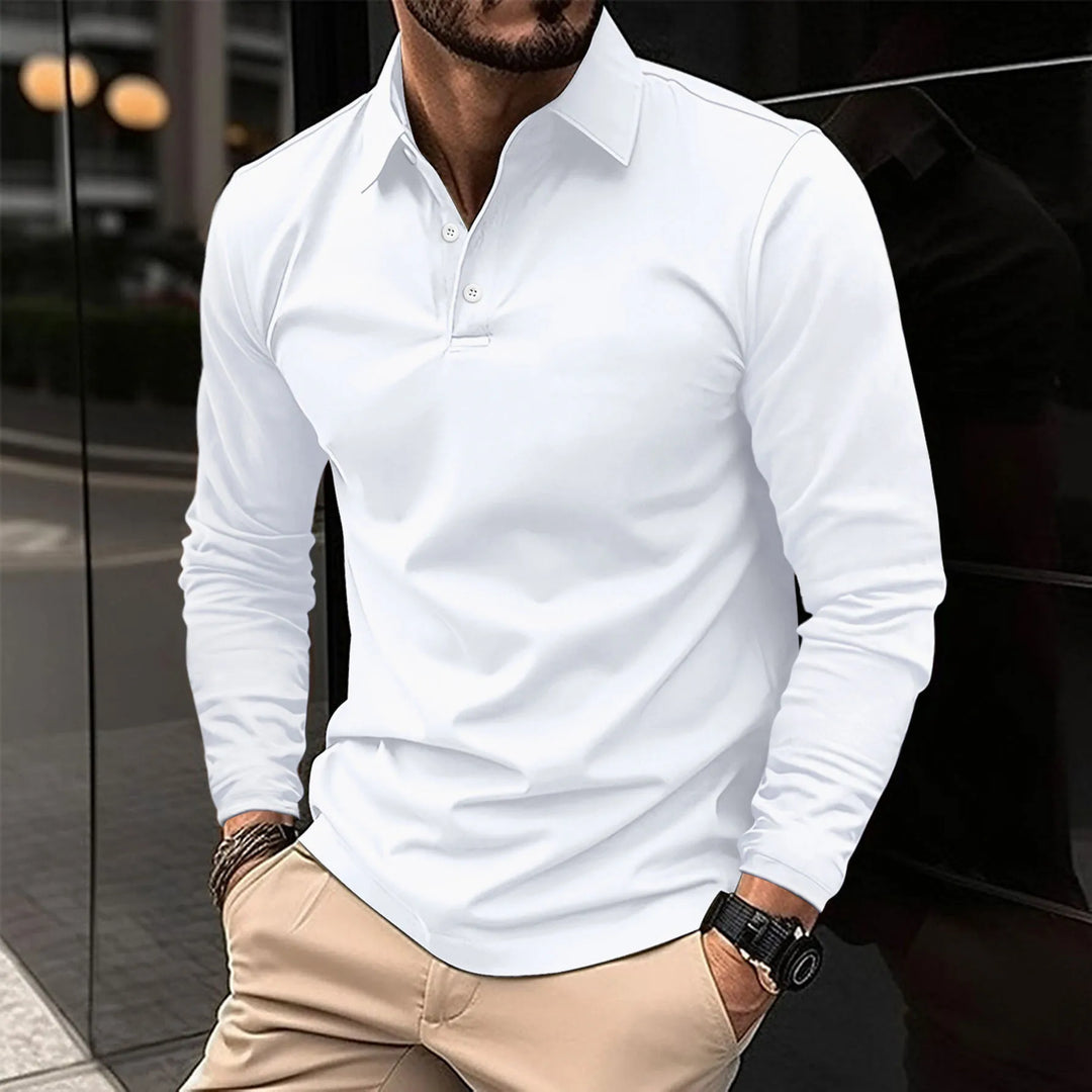 Luca Smart Casual Long-Sleeved Polo