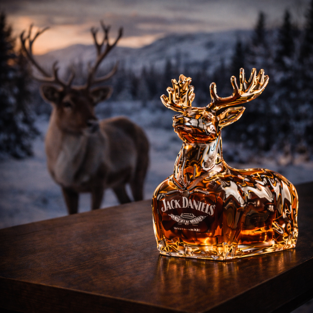 Steven | Jack Daniel's Whisky Bottle Reindeer Design
