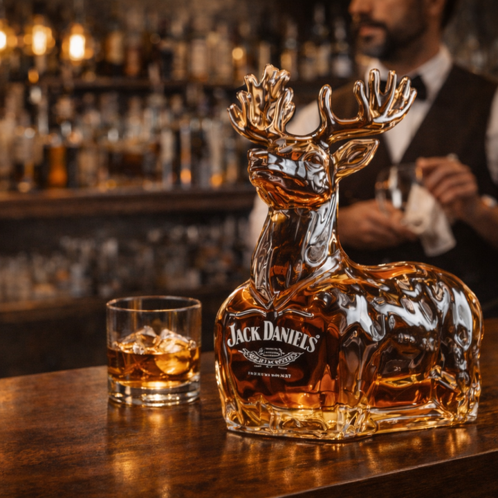 Steven | Jack Daniel's Whisky Bottle Reindeer Design