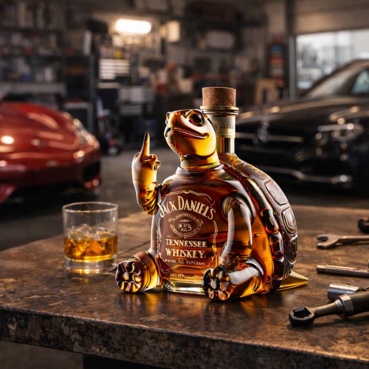 Paul |  Jack Daniel's Whisky Bottle Turtle Design