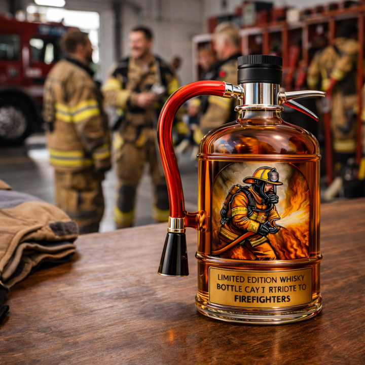 Timothy | Whisky Bottle Fire Extinguisher Design