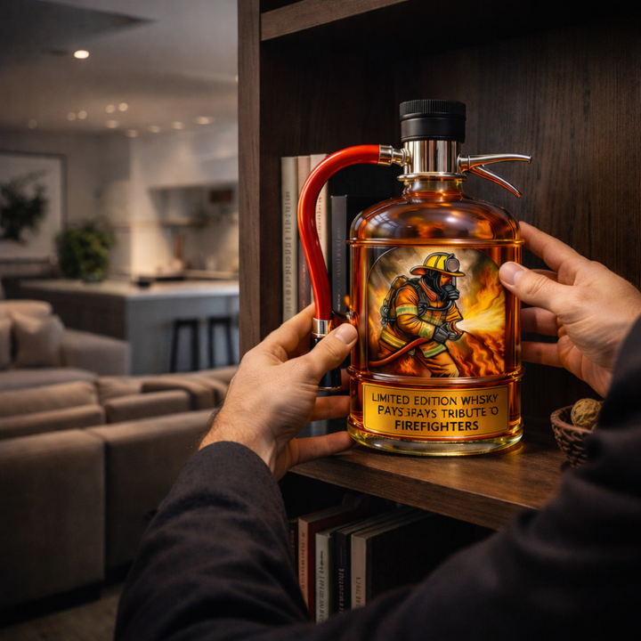 Timothy | Whisky Bottle Fire Extinguisher Design